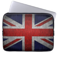 Union Jack Flag British Neoprene Laptop Sleeve