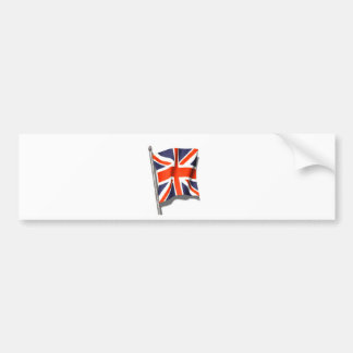 Union Jack Flag Bumper Sticker