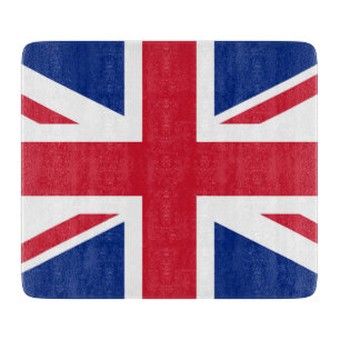 Union Jack Flag cbcn Cutting Board
