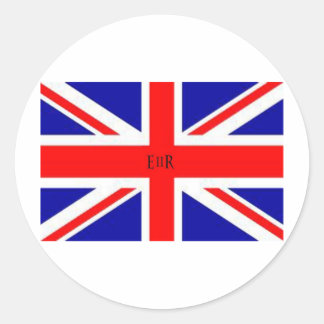 Union Jack Flag Classic Round Sticker