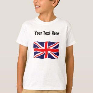 Union Jack Flag - Customisable With Your Text! T-Shirt