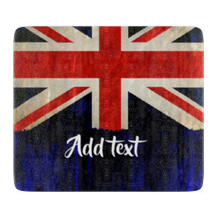Union Jack flag Cutting Board