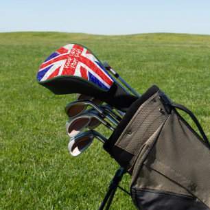 Union Jack Flag Design Golf Head Cover
