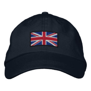 Union Jack Flag Embroidered Hat