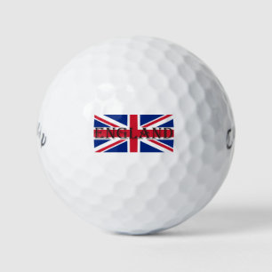 Union Jack Flag England cwb gbcnt Golf Balls