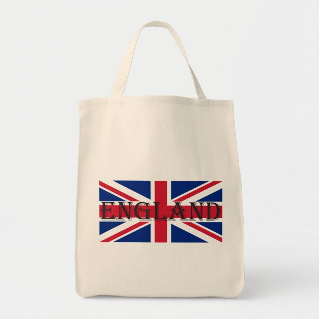 Union Jack Flag England gtcnt Tote Bag (Front)