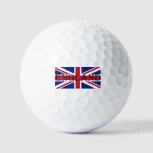 Union Jack Flag England va gbcnt Golf Balls