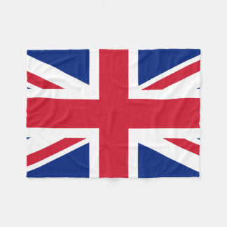 Union Jack Flag fbt Fleece Blanket