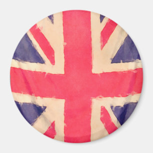 UNION JACK FLAG grunge Magnet