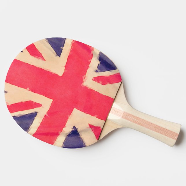UNION JACK FLAG grunge Ping Pong Paddle (Side)
