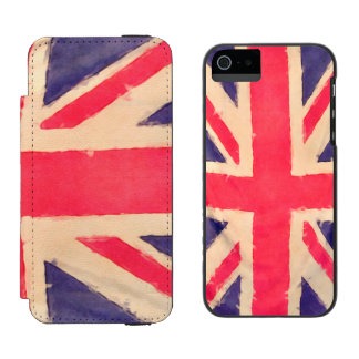 UNION JACK FLAG grunge + your idea Incipio Watson™ iPhone 5 Wallet Case