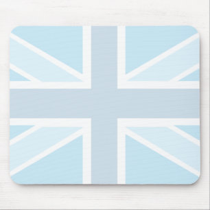 Union Jack Flag in Blue Mousepad