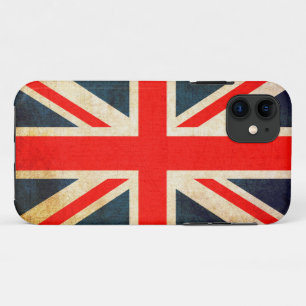 Union Jack Flag in Grunge Case-Mate iPhone Case