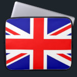 Union Jack flag Laptop Sleeve<br><div class="desc">Union Jack flag, custom-designed laptop sleeve.</div>