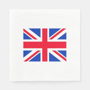 Union Jack Flag London Theme Party Paper Napkins