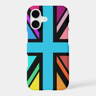 Union Jack/Flag Multicolored+Black Design