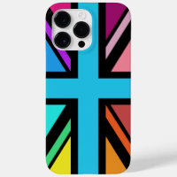 Union Jack/Flag Multicolored+Black Design