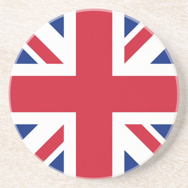 Union Jack Flag of England Scotland Ireland Coaster (Front)