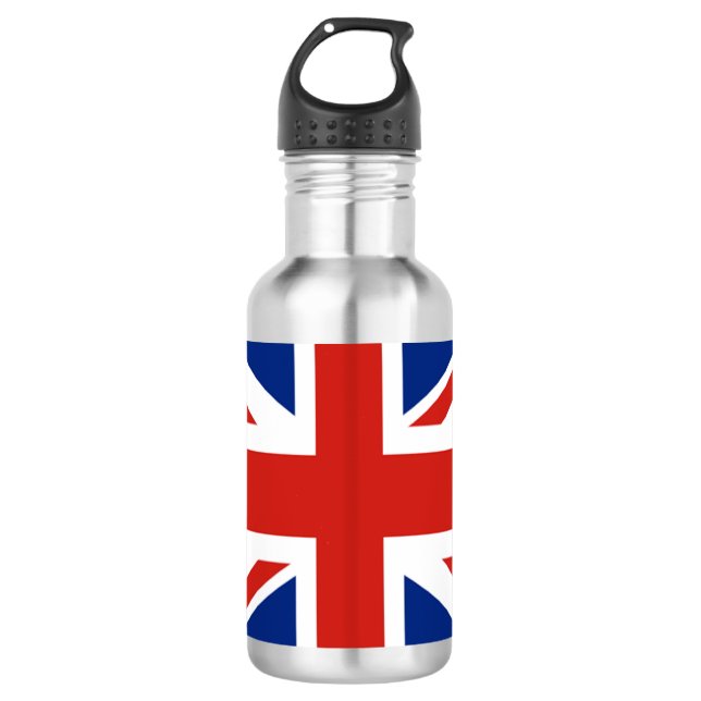Union Jack - Flag of Great Britain 710 Ml Water Bottle (Front)