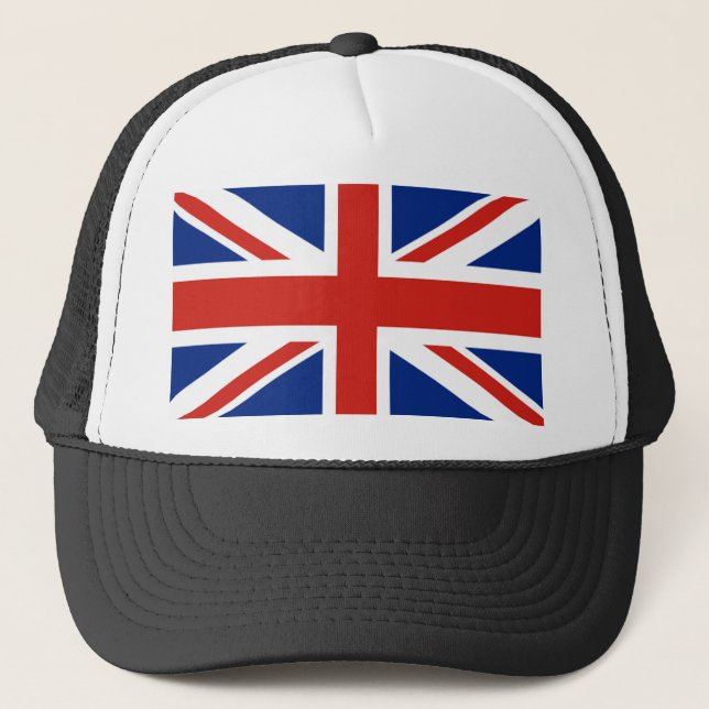 Union Jack - Flag of Great Britain Trucker Hat (Front)
