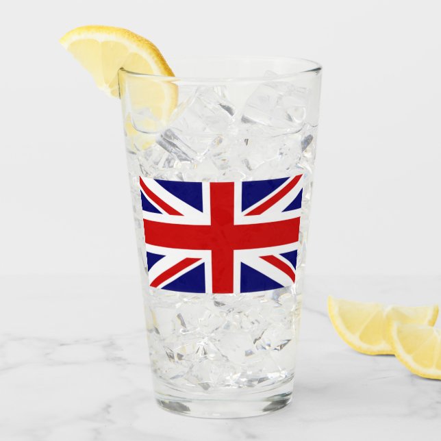 Union Jack Flag of the United Kingdom Glass (Front Ice)
