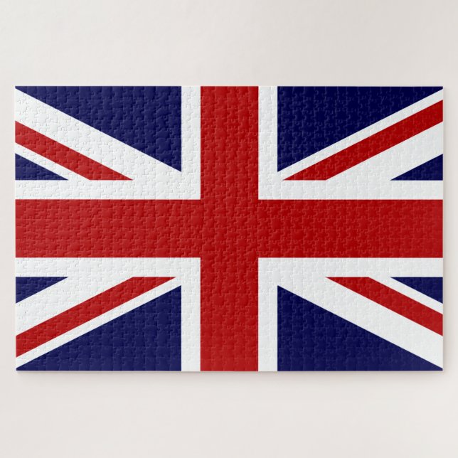 Union Jack Flag of UK Jigsaw Puzzle (Horizontal)