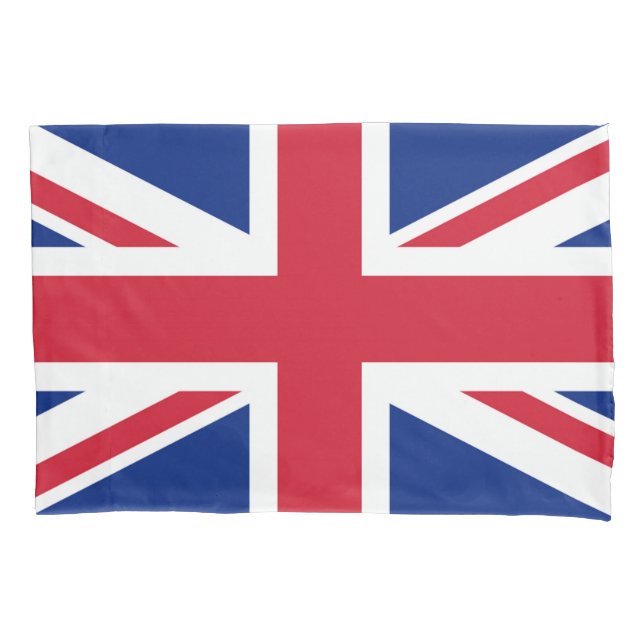 Union Jack Flag pccnt Pillowcase (Front)