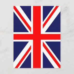 Union Jack flag Postcard