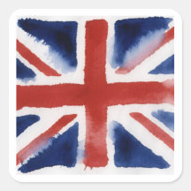 Union jack flag sticker