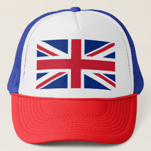 Union Jack Flag thcn Trucker Hat
