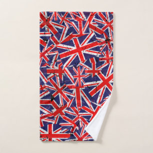 Union Jack Flag UK Flag British Flag Hand Towel
