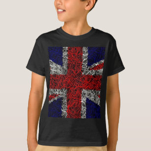Union jack flag uk patriotic T-Shirt