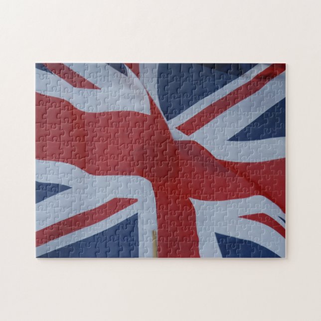union jack flying jigsaw puzzle (Horizontal)