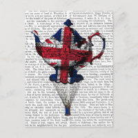 Union Jack Flying Teapot