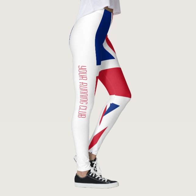Union Jack Great Britain Personalise Leggings (Right)