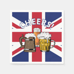 UNION JACK Great British Beer Paper Napkin