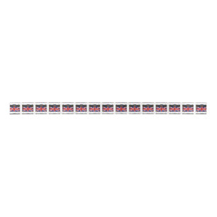 Union Jack Guitar Amplifier Satin Ribbon