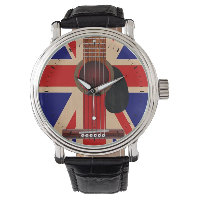 Union Jack Guitar Watch (Front)