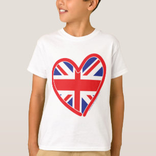Union Jack Heart Flag T-Shirt