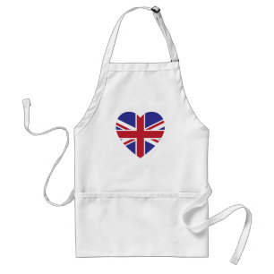 Union Jack Heart Kitchen Apron