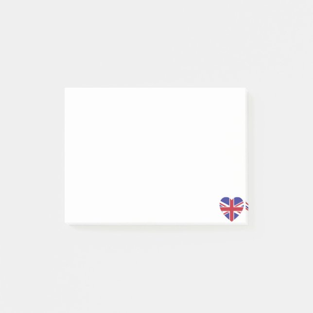 Union Jack Heart Notes (Front)