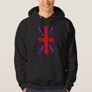 Union Jack Idea Kids For United Kingdom & Platinum Hoodie