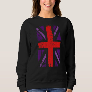 Union Jack Idea Kids For United Kingdom & Platinum Sweatshirt