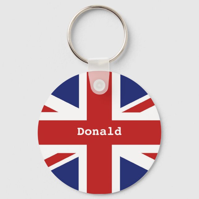Union Jack Key Ring (Front)