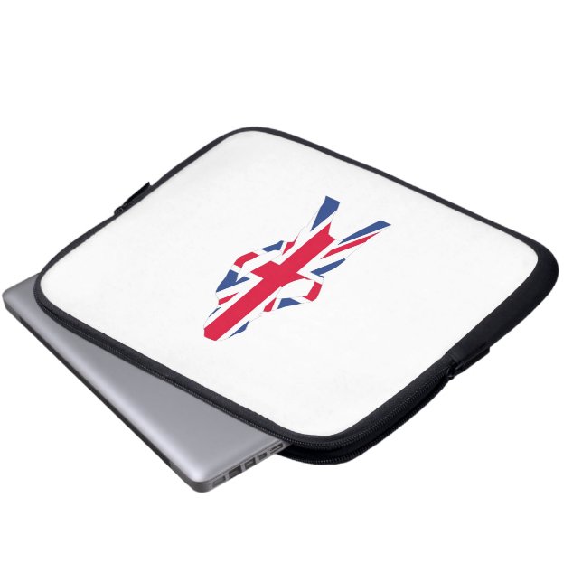 Union jack laptop sleeve (Front Bottom)