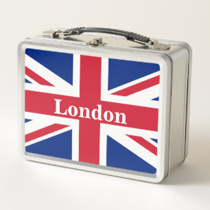 Union Jack London ~ British Flag Metal Lunch Box