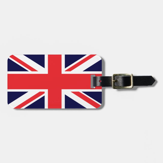 Union Jack Luggage Tag (Front Horizontal)