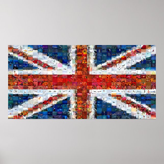 Union Jack Montage - Standard Poster (Front)