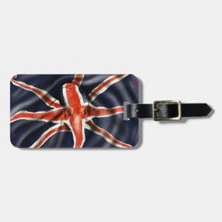 Union Jack Octopus Luggage Tag