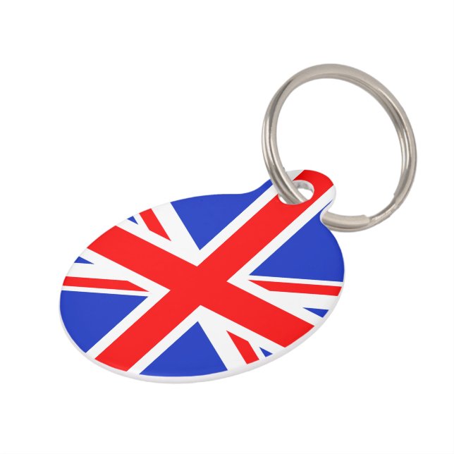 "UNION JACK" PET TAG (Side)